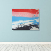 Multicolor fender leinwanddruck (Insitu (Holzboden))