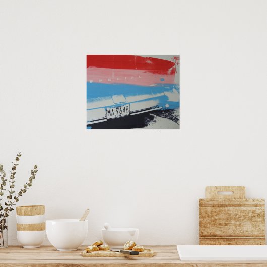 Multicolor fender poster (Küche)