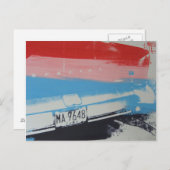 Multicolor fender postkarte (Vorne/Hinten)
