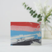 Multicolor fender postkarte (Stehend Vorderseite)