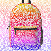 Multicolor filigree bedruckter rucksack