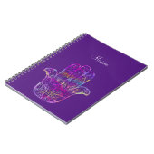 Multicolor Filigree Hamsa Notizblock (Linke Seite)