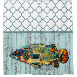 Multicolor Fish 2 Duschvorhang