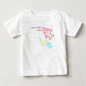 Multicolor Fish T - Shirt (Vorderseite)