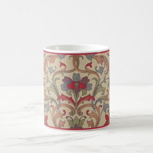 Multicolor Floral Damask Tasse (Mittel)