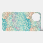 Multicolor Floral Doodle Muster Case-Mate iPhone Hülle (Rückseite (Horizontal))