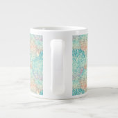 Multicolor Floral Doodle Muster Jumbo-Tasse (Rückseite)