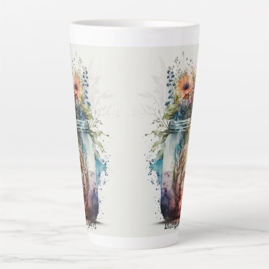 Multicolor Florals #6 Milchtasse (Vorderseite)