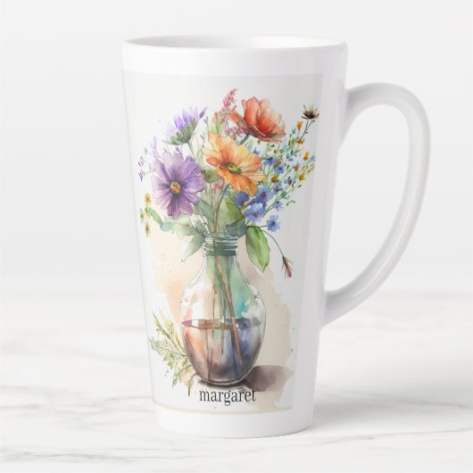 Multicolor Florals #8 Milchtasse (Rechts)