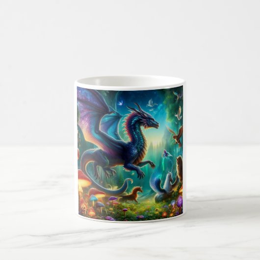 Multicolor Flying Dragon Kaffeetasse (Mittel)