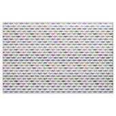 Multicolor Flying Saucers-UFOs Stoff (Fat Quarter (45,7 x 55,9 cm))