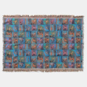 Multicolor-Froschschenkel Decke (Vorderseite)