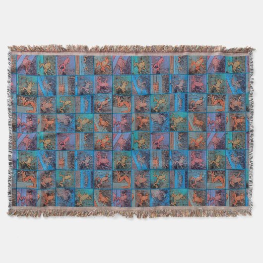 Multicolor-Froschschenkel Decke (Vorderseite)