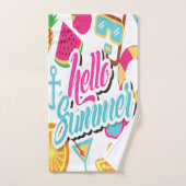 Multicolor Fruchtbadehandtuch-Set Badhandtuch Set (Handtuch)