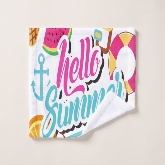 Multicolor Fruchtbadehandtuch-Set Badhandtuch Set (Waschlappen)