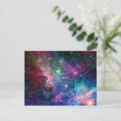 Multicolor Galaxy Postkarte von S. Ambrose (Stehend Vorderseite)