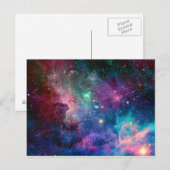Multicolor Galaxy Postkarte von S. Ambrose (Vorne/Hinten)