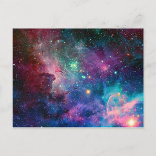 Multicolor Galaxy Postkarte von S. Ambrose