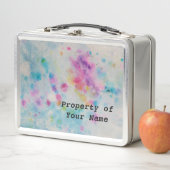 Multicolor-Gefärbte Krawatte Metall Brotdose (Beispiel)