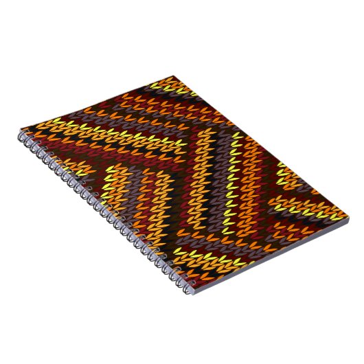 Multicolor-gegossenes, nahtloses Muster Notizblock (Rechte Seite)