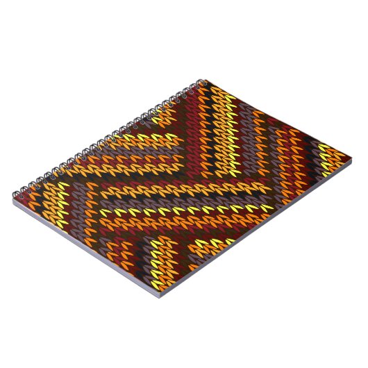 Multicolor-gegossenes, nahtloses Muster Notizblock (Linke Seite)