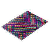 Multicolor-gegossenes, nahtloses Muster Notizblock (Linke Seite)