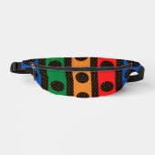 Multicolor Geometric Fanny Pack Bauchtasche (Vorderseite)