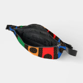 Multicolor Geometric Fanny Pack Bauchtasche (Offen)