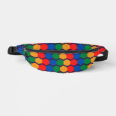 Multicolor Geometric Fanny Pack Bauchtasche (Vorderseite)