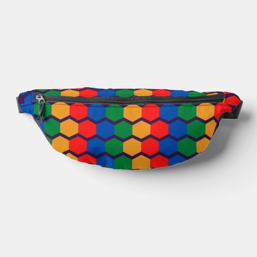 Multicolor Geometric Fanny Pack Bauchtasche (Ablage )