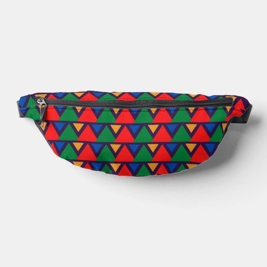 Multicolor Geometric Fanny Pack Bauchtasche (Ablage )