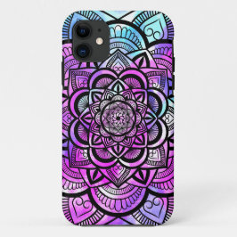 Multicolor Geometric Floral Mandala Art Print Case-Mate iPhone Hülle