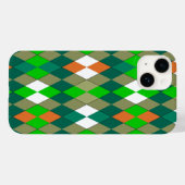 Multicolor geometric pattern rhombuses minimalism Case-Mate iPhone hülle (Rückseite (Horizontal))