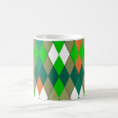 Multicolor geometric pattern rhombuses minimalism kaffeetasse (Mittel)