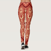 Multicolor geometrisches Muster "Ratti_Creative_Ar Leggings (Rückseite)