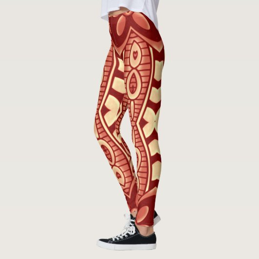 Multicolor geometrisches Muster "Ratti_Creative_Ar Leggings (Links)