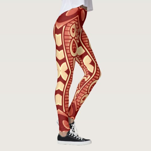 Multicolor geometrisches Muster "Ratti_Creative_Ar Leggings (Rechts)
