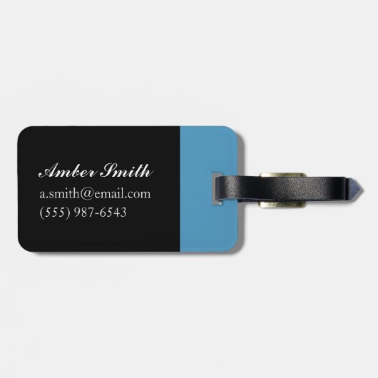 Multicolor Gepäckanhänger (Rückseite horizontal)