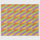 Multicolor-Gepunktet-Band Geschenkpapier (Flach)