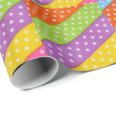 Multicolor-Gepunktet-Band Geschenkpapier (Rolleneckpunkt)