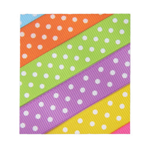 Multicolor-Gepunktet-Band Notizblock