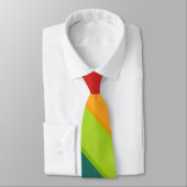 Multicolor gestreift krawatte (Gebunden)