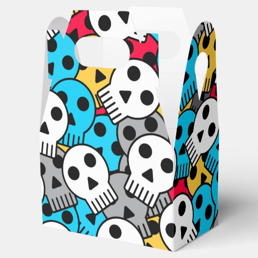 Multicolor Ghost Skulls Geschenkschachtel (Geöffnet)