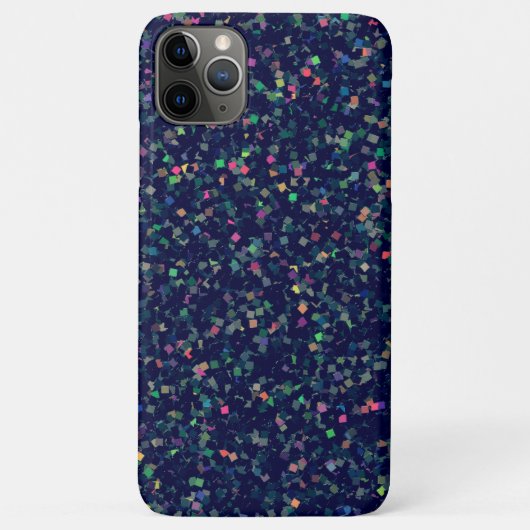 Multicolor Glitzer Confetti Case-Mate iPhone Hülle (Rückseite)