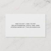 Multicolor Glitzer Lips Stilvolles Makeup Artist # Visitenkarte (Rückseite)