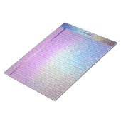 Multicolor-Glitzer - Textepad Notizblock (angewinkelt)