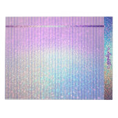 Multicolor-Glitzer - Textepad Notizblock (Vorderseite)