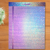 Multicolor-Glitzer - Textepad Notizblock