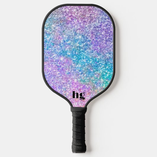 Multicolor-Glitzer-Textur Pickleball Schläger (Vorderseite)