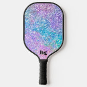 Multicolor-Glitzer-Textur Pickleball Schläger (Rückseite)